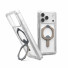 UAG Urban Armor Gear Plasma XTE MagSafe Kickstand Case | Apple iPhone 17 Pro Max | transparent/titan | 114528114G36
