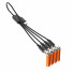 Xtorm NextGen wiederaufladbare AAA Akkus | 570 mAh | USB-C | 4er Pack | orange | XNG3AB4
