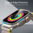 ESR Armorite Displayschutz | Apple Watch Ultra | 2er Pack | titan | 1F0010802