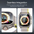 ESR Armorite Displayschutz | Apple Watch Ultra | 2er Pack | titan | 1F0010802