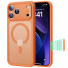 ESR Classic Hybrid HaloLock Case mit Kamerasteuerung Taste | Apple iPhone 17 Pro Max | frosted orange (transparent) | 1A86401002