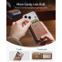 ESR Geo Magnetic Wallet Stand für Karten mit Find My Funktion | MagSafe | braun | 2K6570361