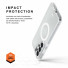 UAG Urban Armor Gear Scout Clear Case mit Magnet-Modul | Samsung Galaxy S26 Ultra | ice (transparent)/weiß | 214551114341