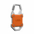 UAG Urban Armor Gear Monarch Case mit Karabiner & Schlüsselanhänger | Apple AirTag | orange/silber | 164004119733