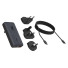Xtorm TravelPro GaN3 Ultra Wand-Ladegerät Set | 65W / PD / 1x USB-C / 1x USB-A | Austauschbare Stecker / 1m 100W USB-C Kabel / Reisetasche | schwarz | XTPC065
