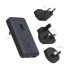 Xtorm TravelPro GaN3 Ultra Wand-Ladegerät Set | 65W / PD / 1x USB-C / 1x USB-A | Austauschbare Stecker / 1m 100W USB-C Kabel / Reisetasche | schwarz | XTPC065