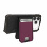 UAG Urban Armor Gear Metropolis Magnetic Wallet mit Standfunktion | veganes Leder deep purple synth | 964445114E4E