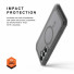 UAG Urban Armor Gear Trooper Case mit Magnet-Modul | Samsung Galaxy S26+ | ash (grau transparent) | 214517113131
