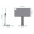 smart things sNaps 13“ Tischständer mit Smart Connector Lademöglichkeit | Apple iPad Pro 13