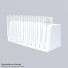 Beam Mobile Healthcare Akku-Ladestation für 10 Beam Battery Packs / Akkus | Apple iPhone 17e/16e/15/14/13/12 | weiß | bulk | GM-687