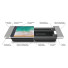 smart things sWedge sDock Fix Wand/Tischkonsole | für sDock Fix Wandhalterungen | schwarz | sW15