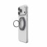 UAG Urban Armor Gear Magnetic Ring Stand LT | Halterung/Haltering mit Standfunktion | für MagSafe und UAG Cases mit eingebautem Magnet | smoke (grau transparent) | 964452113B3B