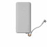 Xtorm Go2 Series Powerbank | 20.000 mAh | 30W / 2x USB-C / 1x USB-A / integriertes Ladekabel | ice (weiß) | XG2E30W207C