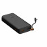 Xtorm Go2 Series Powerbank | 20.000 mAh | 30W / 2x USB-C / 1x USB-A / integriertes Ladekabel | charcoal schwarz | XG2E30W201C