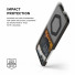 UAG Urban Armor Gear Mouve Case mit Magnet-Modul | Samsung Galaxy Z Flip8 | ash (grau transparent)/schwarz | 214561113131