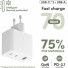 empower by PanzerGlass Turbo Wand-Ladegerät | 70W | 2x USB-C / 1x USB-A | weiß | EM31479