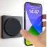 smart things WallBase 80 Magnetisches Qi2 Unterputz-Ladegerät für Smartphones | 15W | 80 mm | Qi | schwarz | WB80 b