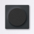 smart things WallBase 80 Magnetisches Qi2 Unterputz-Ladegerät für Smartphones | 15W | 80 mm | Qi | schwarz | WB80 b