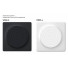 smart things WallBase 80 Magnetisches Qi2 Unterputz-Ladegerät für Smartphones | 15W | 80 mm | Qi | schwarz | WB80 b