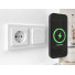 smart things WallBase 55 Magnetisches Qi2 Unterputz-Ladegerät für Smartphones | 15W | 55 mm | Qi | weiß | WB55 w