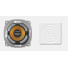 smart things WallBase 55 Magnetisches Qi2 Unterputz-Ladegerät für Smartphones | 15W | 55 mm | Qi | weiß | WB55 w