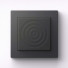 smart things WallBase 55 Magnetisches Qi2 Unterputz-Ladegerät für Smartphones | 15W | 55 mm | Qi | schwarz | WB55 b