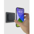 smart things WallBase 55 Magnetisches Qi2 Unterputz-Ladegerät für Smartphones | 15W | 55 mm | Qi | schwarz | WB55 b