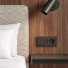 smart things WallBase 55 Magnetisches Qi2 Unterputz-Ladegerät für Smartphones | 15W | 55 mm | Qi | schwarz | WB55 b