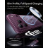 ESR Classic Hybrid Magnet Case mit Kamerasteuerung Taste | Apple iPhone 18 Pro/17 Pro | frosted deep burgundy (transparent) | 1A86302202