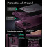 ESR Classic Hybrid Magnet Case mit Kamerasteuerung Taste | Apple iPhone 18 Pro Max/17 Pro Max | frosted deep burgundy (transparent) | 1A86402202