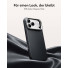 ESR Atelier Leder Magnet Case mit Kamerasteuerung Taste & Stash Stand | Apple iPhone 18 Pro/17 Pro | schwarz | 1A91500102