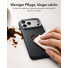 ESR Atelier Leder Magnet Case mit Kamerasteuerung Taste & Stash Stand | Apple iPhone 18 Pro/17 Pro | schwarz | 1A91500102