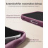 ESR Atelier Leder Magnet Case mit Kamerasteuerung Taste & Stash Stand | Apple iPhone 18 Pro/17 Pro | deep burgundy | 1A91500302