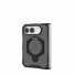 UAG Urban Armor Gear Mouve XTE 360 MagSafe Kickstand Case | Apple iPhone Duo | ash (grau transparent)/schwarz | 114567113131