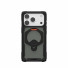 UAG Urban Armor Gear Plasma XTE 360 MagSafe Kickstand Case | Apple iPhone 18 Pro/17 Pro | schwarz/orange/grau transparent | 114573114097