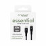 empower by PanzerGlass essential USB-C auf USB-C Kabel | 60W | 1,2m | space schwarz | EM59850