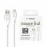 empower by PanzerGlass essential USB-A auf USB-C Kabel | 1,2m | silber weiß | EM78891