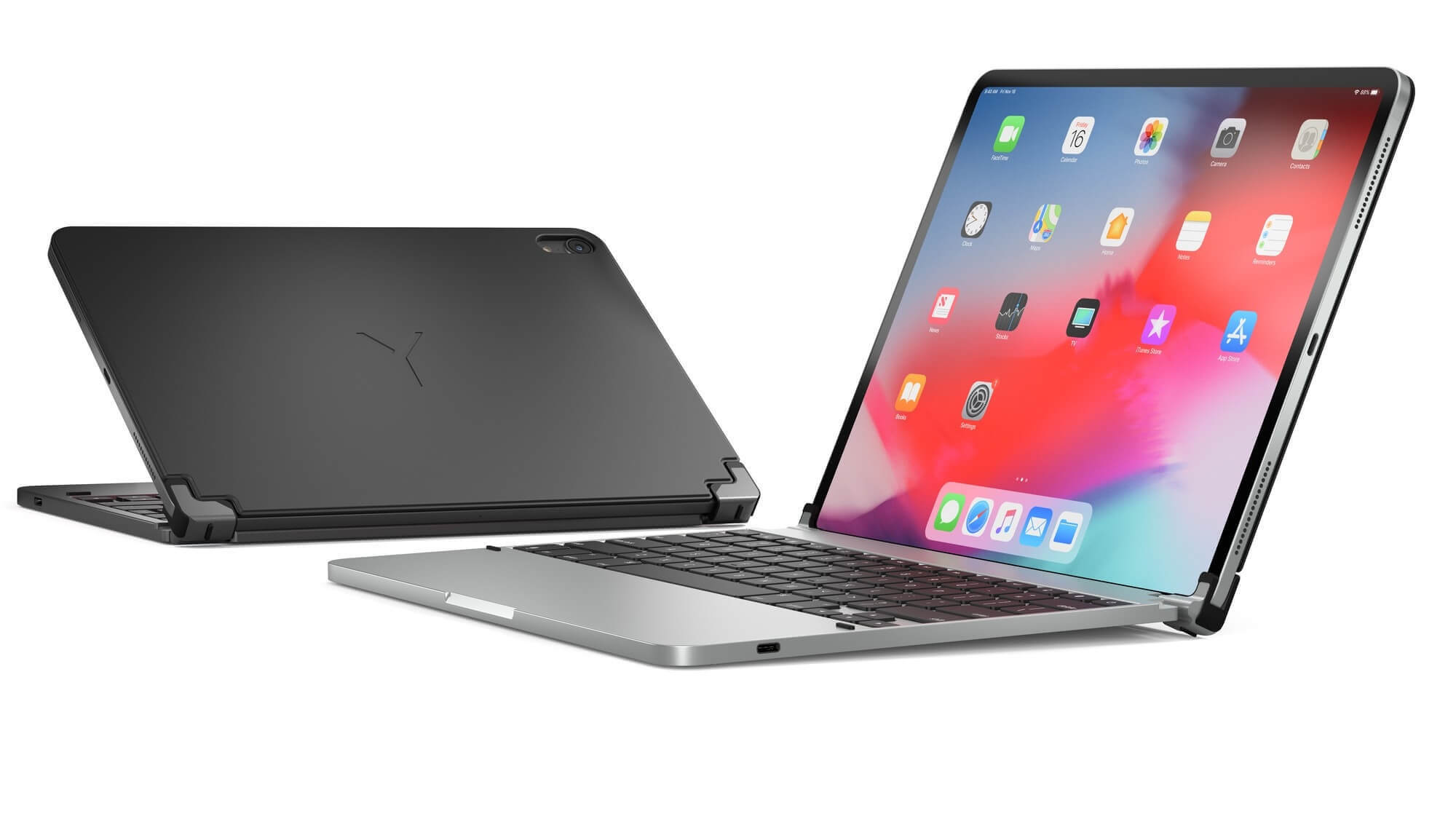 Brydge Pro Aluminium Bluetooth Keyboard Apple Ipad Air 10 9 2020 Pro 11 2018 2020 Silver Bry4011g Ipad Pro 11 12 9 2018 1st 3rd Gen Apple Tablet