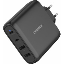 Otterbox GaN Standard Four Port Wall Charger | USB-C and USB-A | 100W / PD  | 2x USB-C and 2x USB-A | black | 78-81343