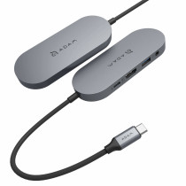 ADAM elements CASA Hub S 5-in-1 with 960GB SSD | Apple MacBook & USB-C Notebooks | grey | AAPADHUBS960GY