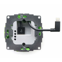 smart things Flush-mounted Power Supply Unit 230V | Lightning / 12W | incl. Lightning Cable | white | s24 L