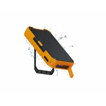Xtorm Xtreme Series Rugged Solar Powerbank | 10.000 mAh | 20W / PD / 2x USB-C / 1x USB-A | black/orange | XR203