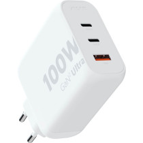 Xtorm GaN2 Ultra Wall Charger | 100W / PD / 2x USB-C / 1x USB-A | white | XEC100