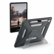 UAG Urban Armor Gear Scout Plus Case with Kickstand | Apple iPad Pro 13" (2025 & 2024) | ash (grey translucent) | 124492113131