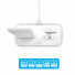 Zens Aluminium Series Stand Wireless Charger + Dock incl. Power Adapter | 2x 10W | Qi | white | ZEDC06W/00