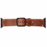 JT Berlin Watchband Alex Vintage | Apple Watch Ultra/42/44/45mm | brown - stainless steel space black | M/L | 10713