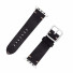 JT Berlin Watchband Alex Vintage | Apple Watch Ultra/42/44/45mm | black - Aluminium silver | M/L | 10709