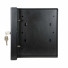 LEBA NoteSecure Wall Bracket for NoteCart Tablet | black | bulk | NCT-O-SECURE