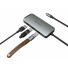 ADAM elements CASA Hub A08 8-in-1 | Apple MacBook & USB-C Notebooks | grey | AAPADHUBA08GY