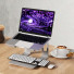 honju HOME Aluminium Stand | MacBooks & Notebooks & Laptops | silver | bulk | 62102